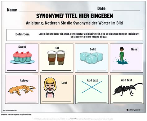 synonyme für|Synonyme